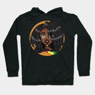 Black Girl Anime Cutey Hoodie